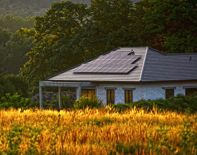dům s fotovoltaikou